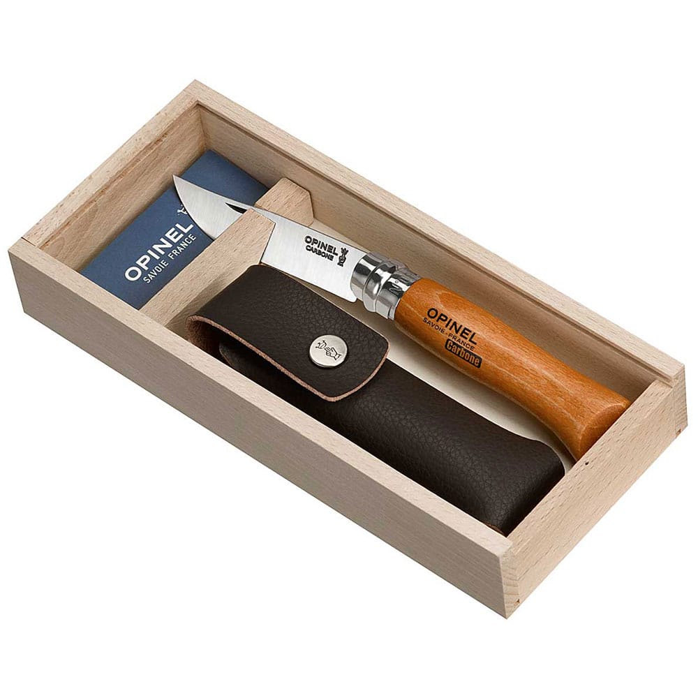 Opinel No8 Messer Etui Holzbox